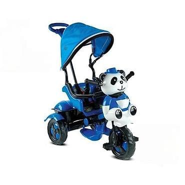 Baby Push Walkers: Dečji tricikl sa rukohvatom i tendom – Panda dizajn, plavi - Tricikl at lalafo.rs — 1 Baby Push Walkers: Dečji tricikl sa rukohvatom i tendom – Panda dizajn, plavi - Tricikl — 1
