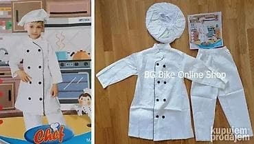 Kostim KUVAR kuvarica kostimi za kuvara šef kuhinje, pekar**Kostim se na lalafo.rs — 2 Kostim KUVAR kuvarica kostimi za kuvara šef kuhinje, pekar**Kostim se — 2