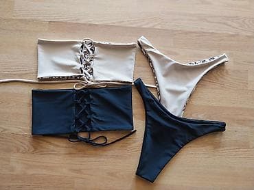 Dvocvetni/reverzibilni bikini set – 2 u 1 - Model: bandeau top bez na lalafo.rs — 1 Dvocvetni/reverzibilni bikini set – 2 u 1 - Model: bandeau top bez — 1