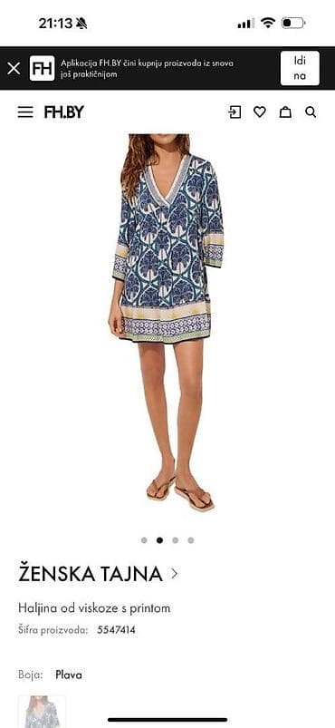 Women'secret nova haljina, može i za plažu preko bikinija, L veličine at lalafo.rs — 1 Women'secret nova haljina, može i za plažu preko bikinija, L veličine — 1