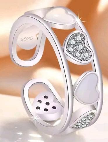 PRELEPE KVALITETNE PROSEBRENE RAZNOVRSNE PODESIVE PRSTENJE SA na lalafo.rs — 4 PRELEPE KVALITETNE PROSEBRENE RAZNOVRSNE PODESIVE PRSTENJE SA — 4