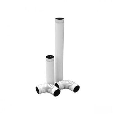 Dimovodni set – čvrsto gorivo. Boja dimovodnog seta: Bela. Dimenzija na lalafo.rs Dimovodni set – čvrsto gorivo. Boja dimovodnog seta: Bela. Dimenzija