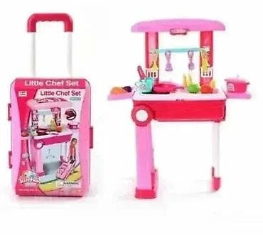 Kuhinjski Set za Devojčice - Kofer 2u1 za Decu Ovaj set je savršeno na lalafo.rs — 2 Kuhinjski Set za Devojčice - Kofer 2u1 za Decu Ovaj set je savršeno — 2