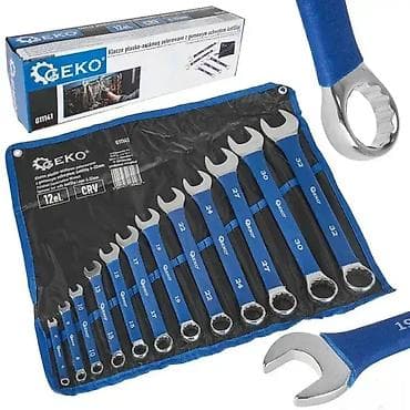 Hand Tools Sets: Ključevi okasto viljuskastih sa gumenom ručkom 6-32mm 12 kom
Fiksno at lalafo.rs — 4 Hand Tools Sets: Ključevi okasto viljuskastih sa gumenom ručkom 6-32mm 12 kom
Fiksno — 4