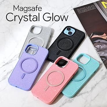 Maska Magsafe Crystal Glow za iPhone 15 Pro Max 6.7 crna. Uz brzu na lalafo.rs — 2 Maska Magsafe Crystal Glow za iPhone 15 Pro Max 6.7 crna. Uz brzu — 2