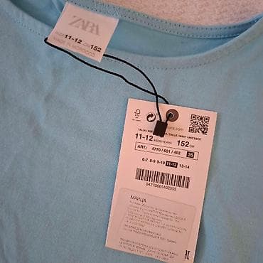 Zara original majica za devojčice plava azuro sa karnerima Velicina at lalafo.rs — 4 Zara original majica za devojčice plava azuro sa karnerima Velicina — 4