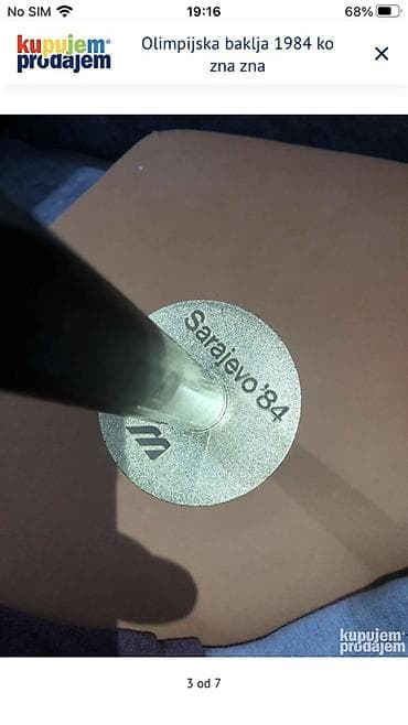 Olimpijska baklja – Zimske olimpijske igre Sarajevo ’84 - Originalni na lalafo.rs — 4 Olimpijska baklja – Zimske olimpijske igre Sarajevo ’84 - Originalni — 4