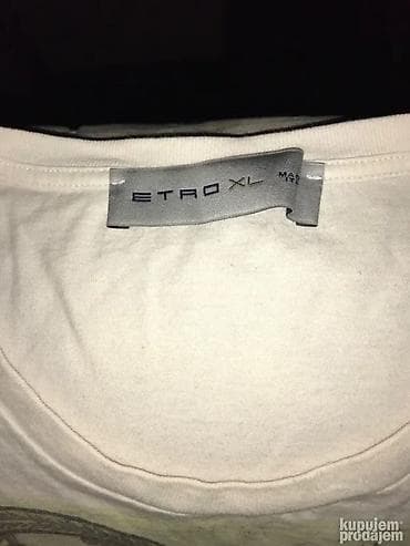 Original ETRO Milano majica L
100% cotton
Made in Italy
TOP na lalafo.rs — 2 Original ETRO Milano majica L
100% cotton
Made in Italy
TOP — 2