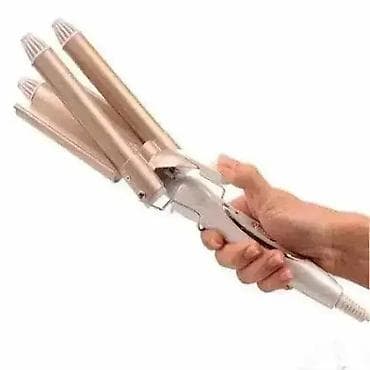 💁♀️ Trostruki uvijač za kosu ROZIA – Za savršene lokne u trenu! ✨ na lalafo.rs — 2 💁♀️ Trostruki uvijač za kosu ROZIA – Za savršene lokne u trenu! ✨ — 2