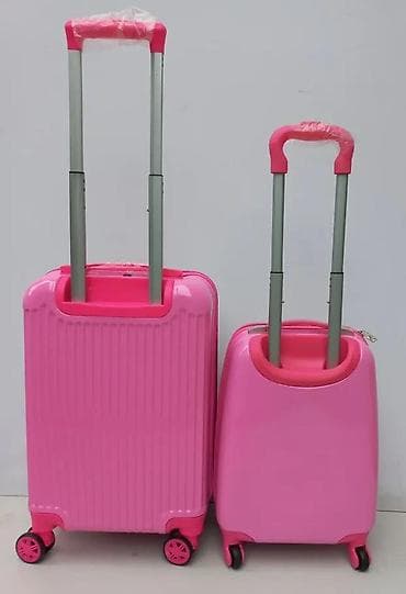 Travel suitcases and bags: Hello Kitty set kofera – 2 kom - Dizajn: Roze, sa Hello Kitty motivom at lalafo.rs — 6 Travel suitcases and bags: Hello Kitty set kofera – 2 kom - Dizajn: Roze, sa Hello Kitty motivom — 6