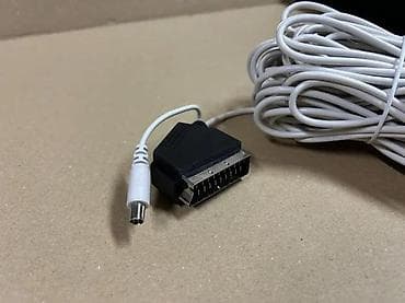 SCART na 3.5 mm AV kabl (dužine cca 10 m) - Konektori: SCART (21-pin) na lalafo.rs SCART na 3.5 mm AV kabl (dužine cca 10 m) - Konektori: SCART (21-pin)