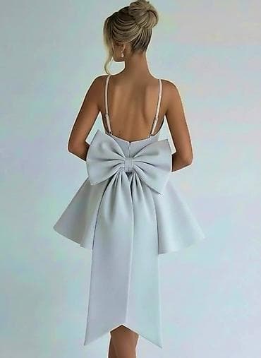 dve suknje po: Koktel haljina sa velikom mašnom na leđima - Silueta: kratka A-linija at lalafo.rs — 4 dve suknje po: Koktel haljina sa velikom mašnom na leđima - Silueta: kratka A-linija — 4