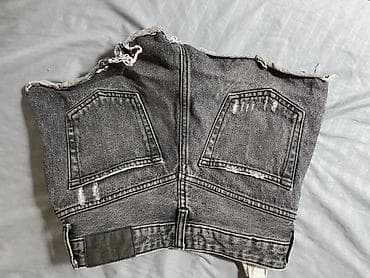 Unikatan top/korset od recikliranog teksasa (upcycling) - Model na lalafo.rs — 1 Unikatan top/korset od recikliranog teksasa (upcycling) - Model — 1