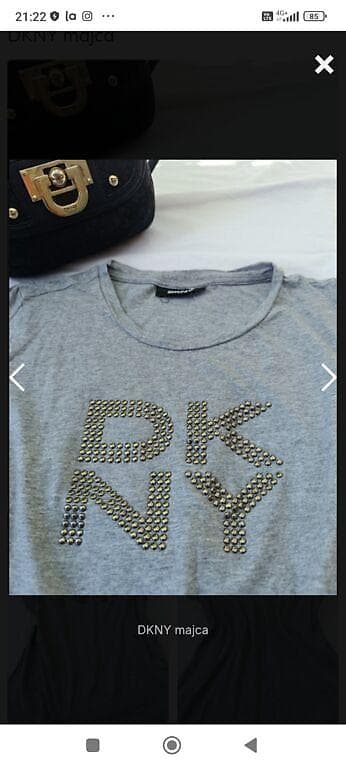 DKNY ženska majica kratkih rukava - Boja: siva melirana - Kroj na lalafo.rs — 3 DKNY ženska majica kratkih rukava - Boja: siva melirana - Kroj — 3