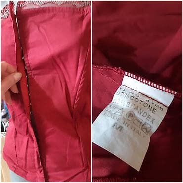 Ženski korset top marke Bloom u crvenoj boji. Izrađen je od 97% pamuka na lalafo.rs — 2 Ženski korset top marke Bloom u crvenoj boji. Izrađen je od 97% pamuka — 2