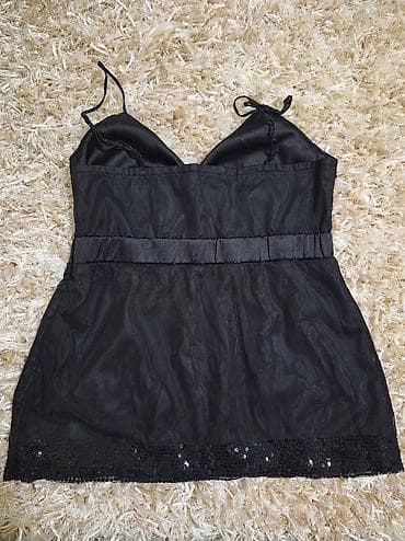 Vero Moda crni top sa šljokicama - Model: top/maijca na bretele sa na lalafo.rs — 2 Vero Moda crni top sa šljokicama - Model: top/maijca na bretele sa — 2