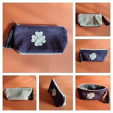 Ručno rađena torbica/neseser od eko antilopa - Materijal: mekani eko at lalafo.rs Ručno rađena torbica/neseser od eko antilopa - Materijal: mekani eko