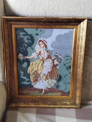 Ručno rađene vilerove goblene u ukrasnim ramovima – kolekcija od 11 na lalafo.rs — 8 Ručno rađene vilerove goblene u ukrasnim ramovima – kolekcija od 11 — 8