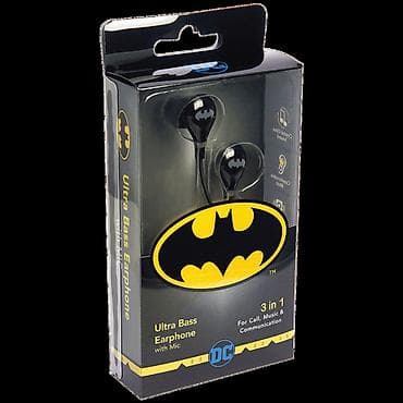 Slušalice sa mikrofonom, Batman, 3.5 mm • Batman Ultra Bass slušalice na lalafo.rs — 2 Slušalice sa mikrofonom, Batman, 3.5 mm • Batman Ultra Bass slušalice — 2