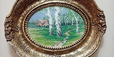 Set ukrasnih zidnih slika – ručni rad gobleni u dekorativnim ovalnim na lalafo.rs — 2 Set ukrasnih zidnih slika – ručni rad gobleni u dekorativnim ovalnim — 2