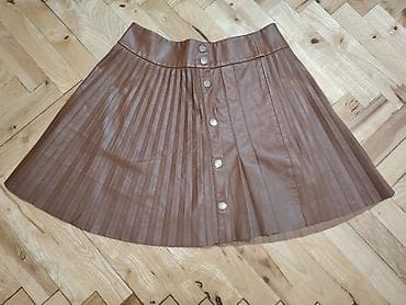 ZARA plisirana mini suknja od eko kože - Brend: ZARA - Veličina: M na lalafo.rs — 1 ZARA plisirana mini suknja od eko kože - Brend: ZARA - Veličina: M — 1