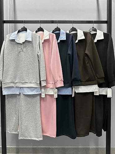 dve suknje po: Ženski komplet – dukserica + široke pantalone - Model: dvoslojni na lalafo.rs — 6 dve suknje po: Ženski komplet – dukserica + široke pantalone - Model: dvoslojni — 6