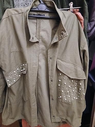 Jackets, Coats, Vests: Maslinastozelena jakna sa dugim rukavima, idealna za prelazni period at lalafo.rs — 1 Jackets, Coats, Vests: Maslinastozelena jakna sa dugim rukavima, idealna za prelazni period — 1