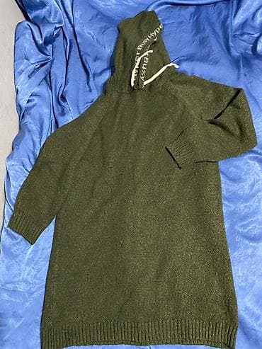 🧶 Maslinasto zeleni LC Waikiki džemper-haljina (vel. M) Topla i na lalafo.rs — 3 🧶 Maslinasto zeleni LC Waikiki džemper-haljina (vel. M) Topla i — 3