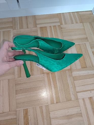 Zelene ženske cipele s otvorenom petom (slingback) i špicastim vrhom na lalafo.rs — 2 Zelene ženske cipele s otvorenom petom (slingback) i špicastim vrhom — 2