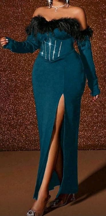 Elegantna večernja haljina – veličina 5XL - Model: duga, uska silueta na lalafo.rs Elegantna večernja haljina – veličina 5XL - Model: duga, uska silueta