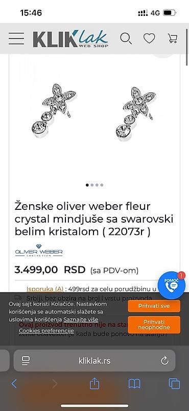 Oliver Weber srebro NOVO
Narukvica 18 cm + 3cm i mindjuse na lalafo.rs — 5 Oliver Weber srebro NOVO
Narukvica 18 cm + 3cm i mindjuse — 5