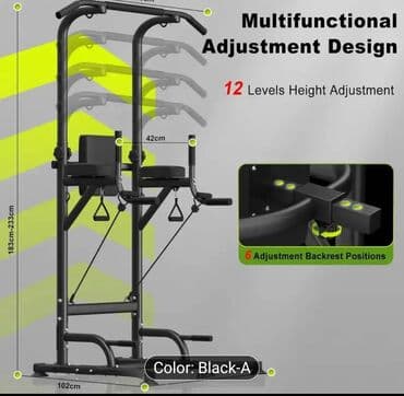 Drones: Multifunkcionalna sprava za vežbanje – Power Tower (boja: Black-A) - at lalafo.rs — 1 Drones: Multifunkcionalna sprava za vežbanje – Power Tower (boja: Black-A) - — 1