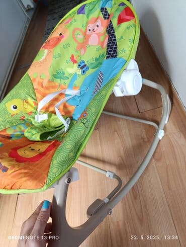 Dressers: Vibrirajuća ležaljka/ljuljaška za bebe sa motivima džungle - Mekano at lalafo.rs — 4 Dressers: Vibrirajuća ležaljka/ljuljaška za bebe sa motivima džungle - Mekano — 4