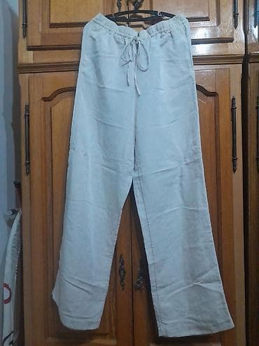 Lanene pantalone – H&M - Materijal: linen blend (mešavina lana) – na lalafo.rs — 2 Lanene pantalone – H&M - Materijal: linen blend (mešavina lana) – — 2