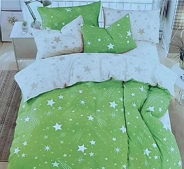 Komplet posteljine VIOLET – zvezdasti dezen 1xčaršaf- 2xjorganska na lalafo.rs — 4 Komplet posteljine VIOLET – zvezdasti dezen 1xčaršaf- 2xjorganska — 4