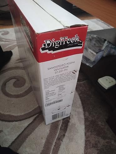 Stubni ventilatori: DigiTech samostojeći podni ventilator – 16 inča, 45 W, crna boja - na lalafo.rs — 7 Stubni ventilatori: DigiTech samostojeći podni ventilator – 16 inča, 45 W, crna boja - — 7