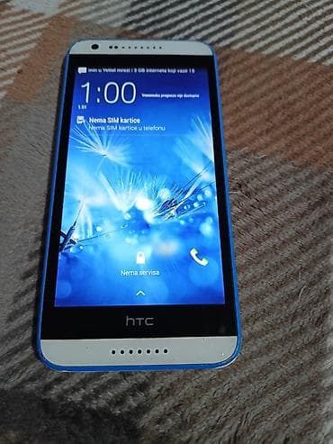 HTC Android pametni telefon u beloj boji sa plavim akcentima. Ovaj na lalafo.rs — 6 HTC Android pametni telefon u beloj boji sa plavim akcentima. Ovaj — 6