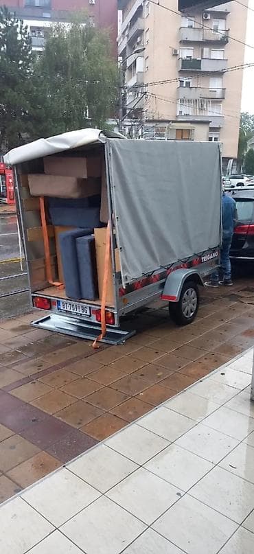 Transport: Iznajmljivanje prikolice sa ceradom Prikolica platforma sa ceradom za at lalafo.rs — 2 Transport: Iznajmljivanje prikolice sa ceradom Prikolica platforma sa ceradom za — 2