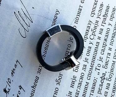 Ricarda M. silikonski prsten sa blistavim srcem. Signirano Ricarda M na lalafo.rs — 5 Ricarda M. silikonski prsten sa blistavim srcem. Signirano Ricarda M — 5