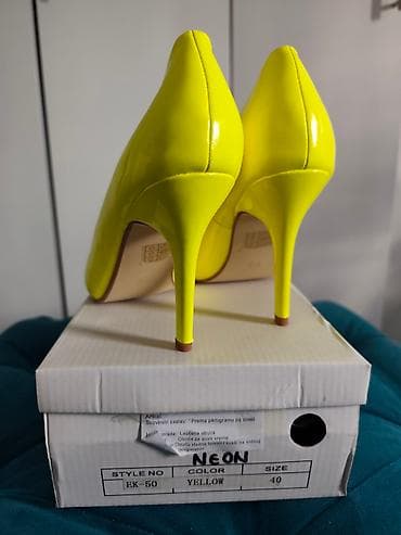 Neon žute ženske salonke – Small Swan - Model: EK-50 - Veličina: 40 - at lalafo.rs — 2 Neon žute ženske salonke – Small Swan - Model: EK-50 - Veličina: 40 - — 2