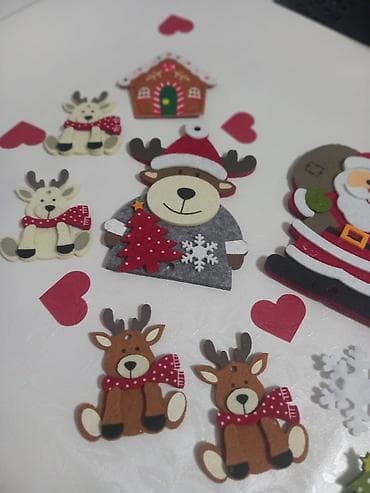 Novogodišnji ukrasi – ručni rad. 20 ukrasa + 1 vencic 32 cm na lalafo.rs — 5 Novogodišnji ukrasi – ručni rad. 20 ukrasa + 1 vencic 32 cm — 5