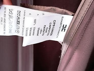 kom sa etiketom: Elisabetta Franchi kaput/ležerni mantil - Model: otvoreni kaput bez at lalafo.rs — 7 kom sa etiketom: Elisabetta Franchi kaput/ležerni mantil - Model: otvoreni kaput bez — 7