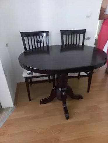 Trpezarijski sto "Ovalni" Opis: Trpezarijski sto sa ovalnom tablom od na lalafo.rs Trpezarijski sto "Ovalni" Opis: Trpezarijski sto sa ovalnom tablom od