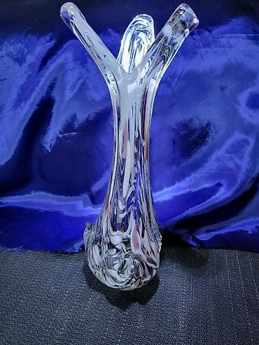 Vases and pots: Vaza 2 rucni rad,murano Dragan Drobnjak iz 70ih.god. Vaza pun at lalafo.rs — 1 Vases and pots: Vaza 2 rucni rad,murano Dragan Drobnjak iz 70ih.god. Vaza pun — 1