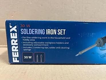 Electric Power Tools: Ferrex set za lemljenje – 30 W Komplet sadrži: - lemilicu snage 30 W at lalafo.rs — 9 Electric Power Tools: Ferrex set za lemljenje – 30 W Komplet sadrži: - lemilicu snage 30 W — 9