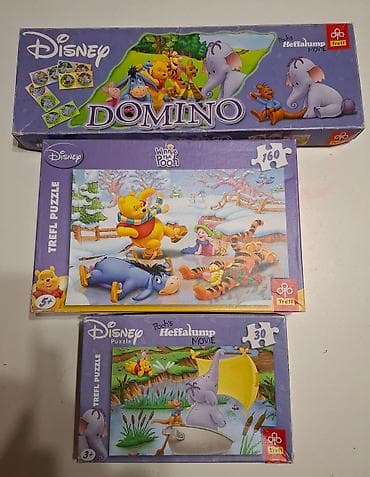 Winnie the pooh Clementoni original 2 puzle i domine sve je ista na lalafo.rs — 1 Winnie the pooh Clementoni original 2 puzle i domine sve je ista — 1