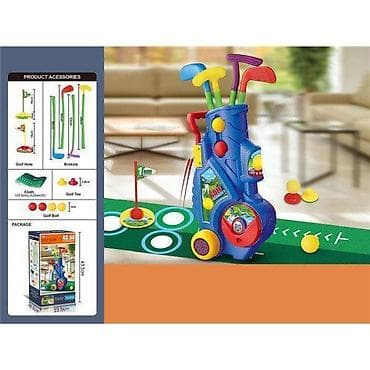 Dečiji set za mini golf – kompletan pokretni set sa kolicima Opis: - na lalafo.rs Dečiji set za mini golf – kompletan pokretni set sa kolicima Opis: -