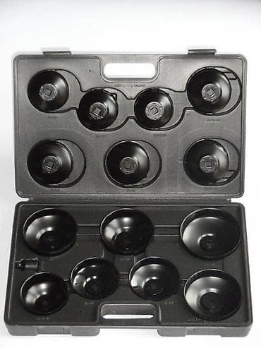 Hand Tools: Set čašastih ključeva za filter ulja – 14 delova u koferu - at lalafo.rs — 2 Hand Tools: Set čašastih ključeva za filter ulja – 14 delova u koferu - — 2