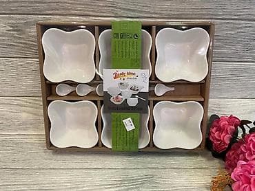 Porcelanski set za posluženje grickalica sa drvenim stalkom - Komplet at lalafo.rs — 3 Porcelanski set za posluženje grickalica sa drvenim stalkom - Komplet — 3