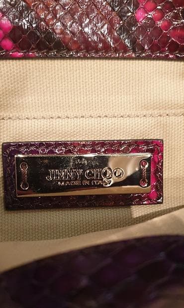 JIMMY CHOO original kožna torba, od pravog pitona. clutch bag na lalafo.rs — 6 JIMMY CHOO original kožna torba, od pravog pitona. clutch bag — 6